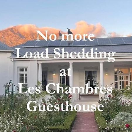 Les Chambres Guest House Franschhoek Exteriér fotografie