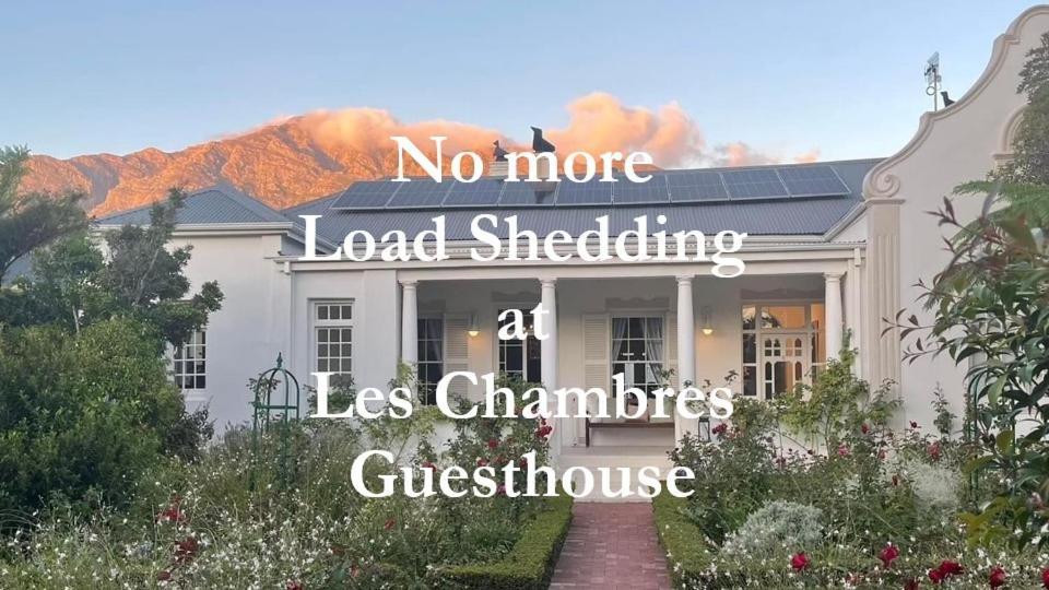 Les Chambres Guest House Franschhoek Exteriér fotografie